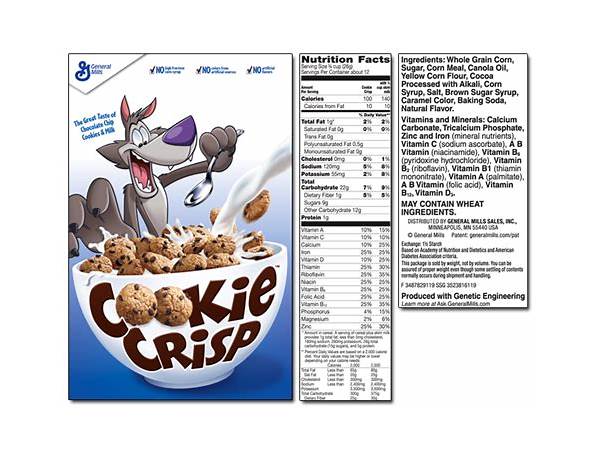 Cookie crisp cereal nutrition facts