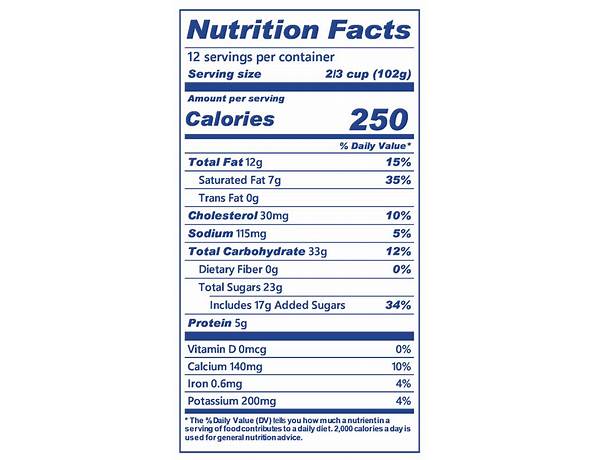 Cookie two step food facts