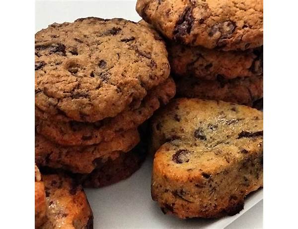 Cookies pépites de chocolat noir et cacao ingredients