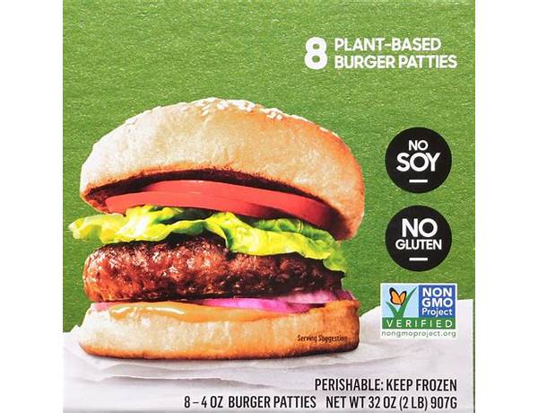 Cookout classic plant-based patties food facts