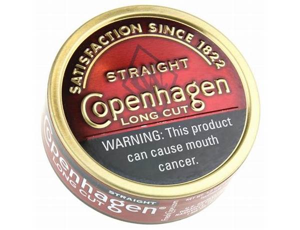 Copenhagen straight ingredients