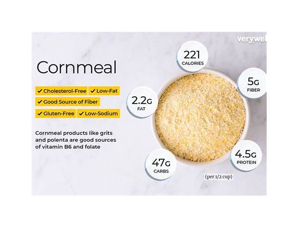 Cornmeal coarse food facts