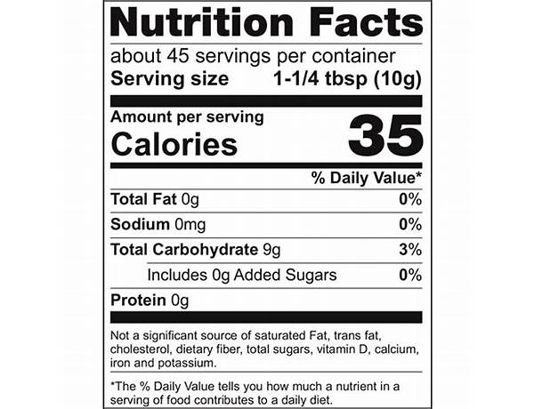 Cornstarch nutrition facts