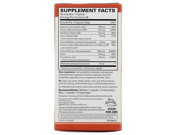 Cortisol rescue nutrition facts