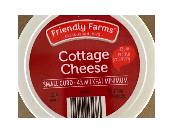 Cottage cheese small curd food facts