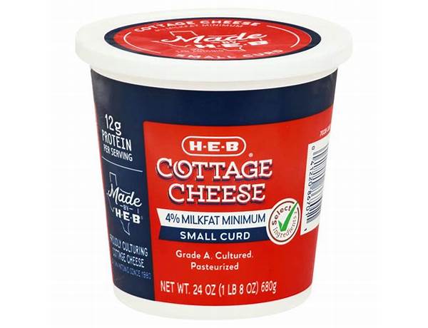 Cottage cheese small curd ingredients