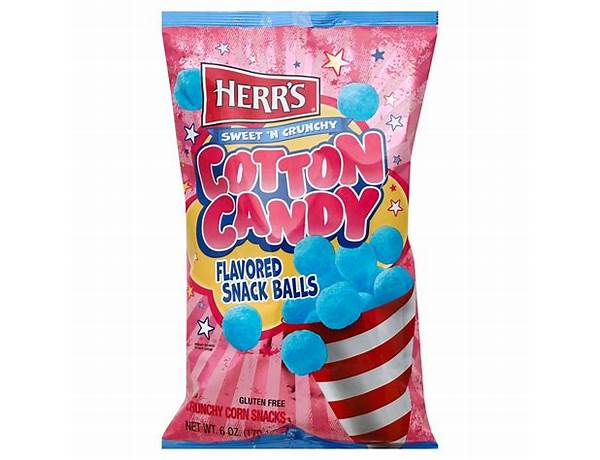 Cotton candy snack balls food facts