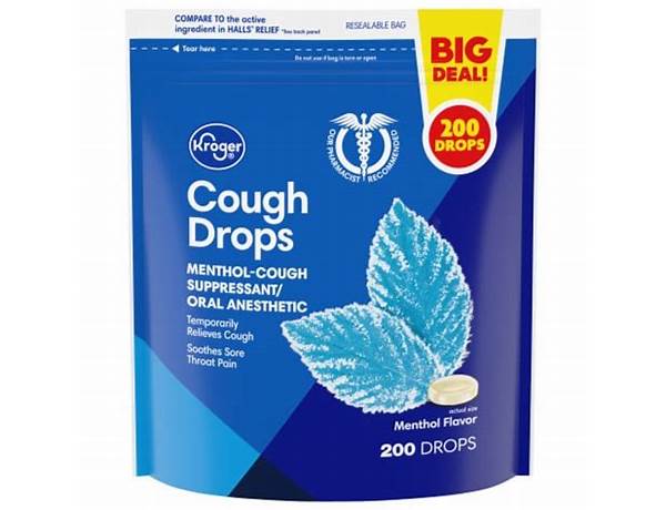 Cough drops food facts