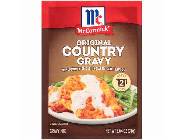 Country gravy mix food facts