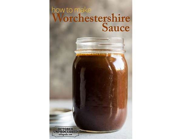 Craft brewed worcestershire sauce food facts