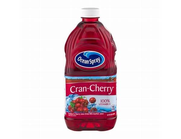 Cran-cherry juice drink food facts