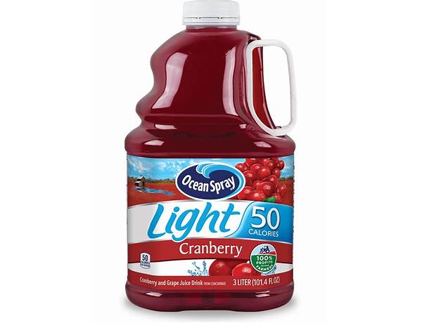 Cranberry de-lite food facts