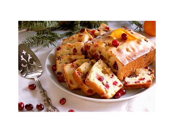 Cranberry nut sliced loaf cake ingredients