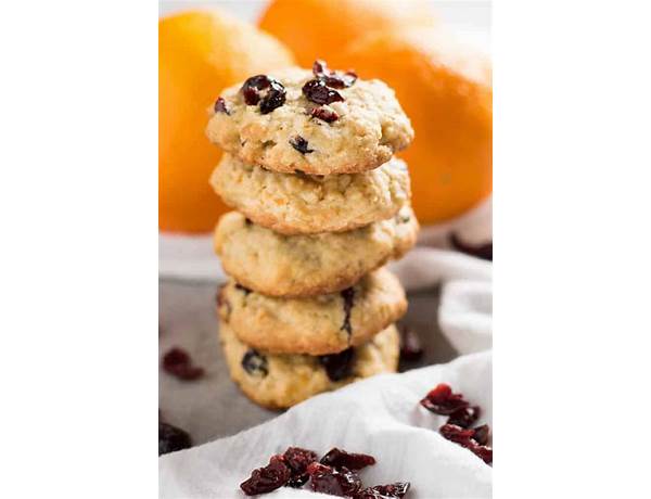 Cranberry orange flavored oatmeal cookies food facts