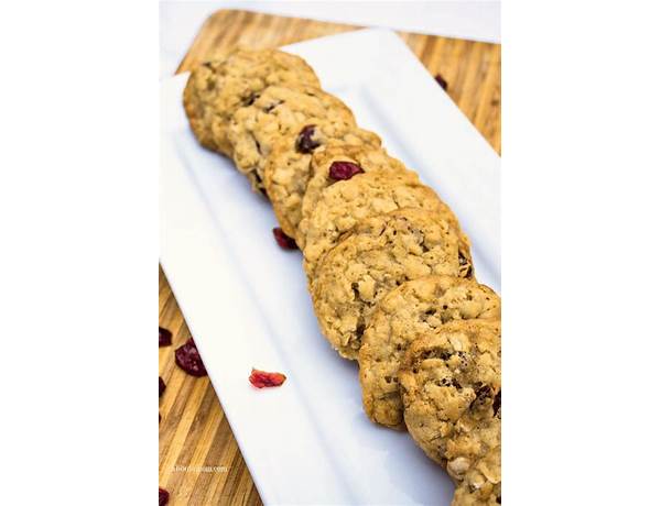 Cranberry orange flavored oatmeal cookies ingredients