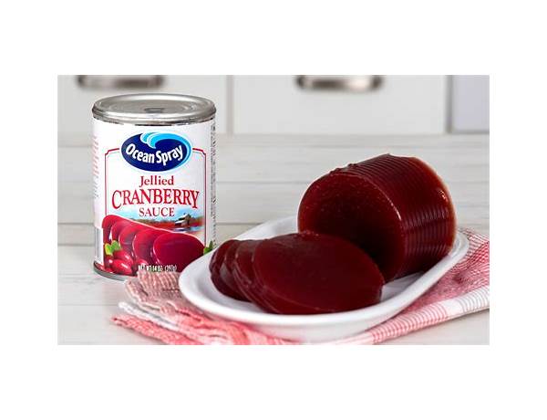 Cranberry sauce jellied food facts