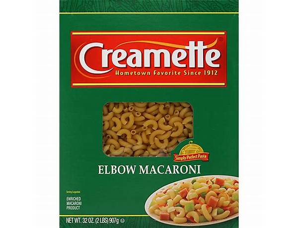 Creamette, large elbow macaroni, enriched macaroni product ingredients