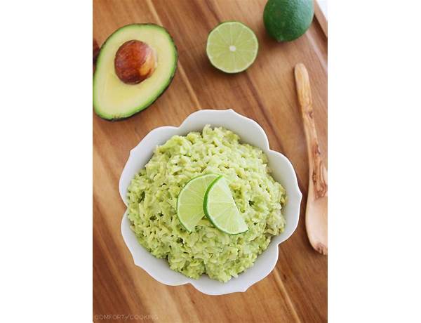 Creamy avocado lime rice food facts