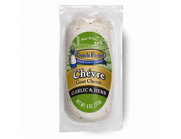 Creamy goat cheese garlic and herb nutrition facts