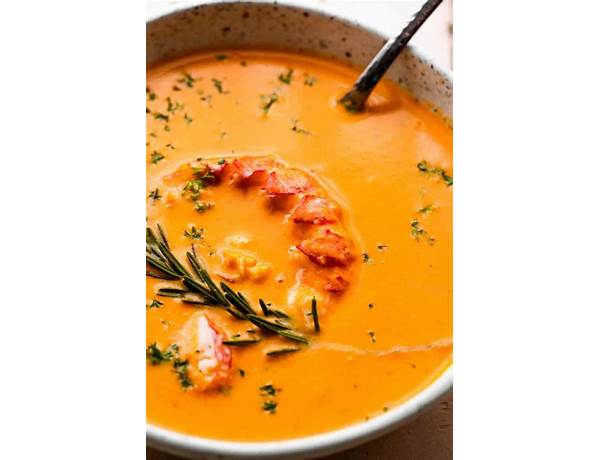 Creamy lobster bisque food facts