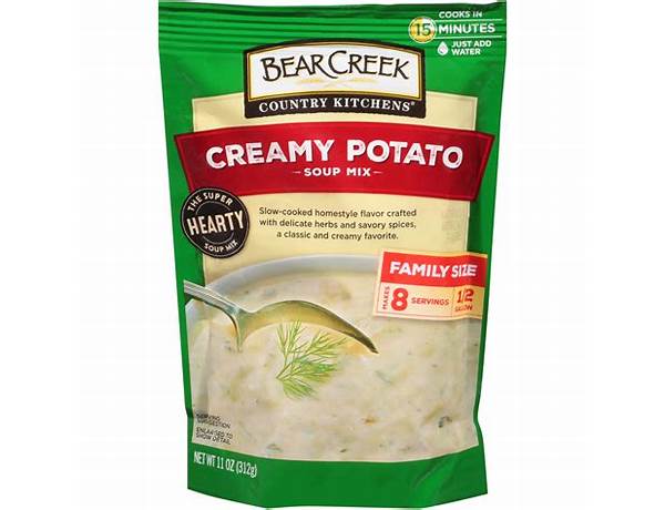 Creamy potato soup mix food facts