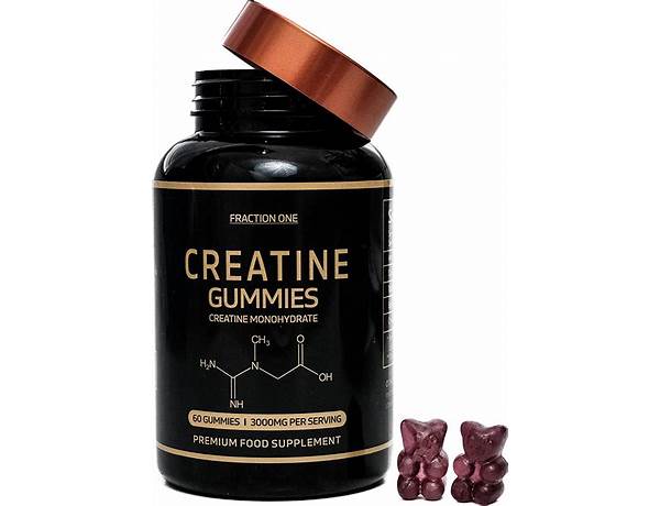 Creatine monohydrate gummies food facts