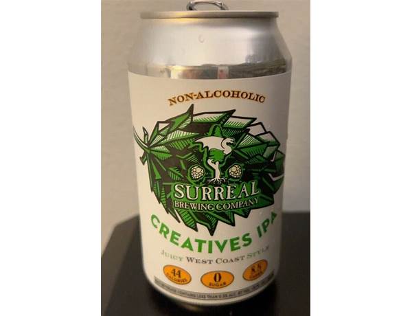 Creatives ipa non-alcoholic - food facts