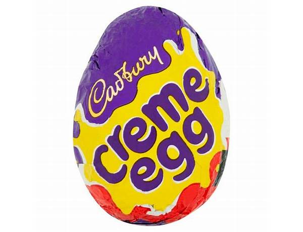 Creme egg single food facts