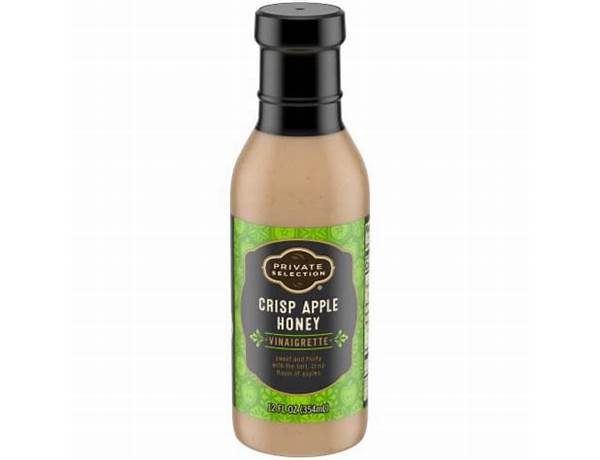 Crisp apple honey vinagrette salad dressing food facts