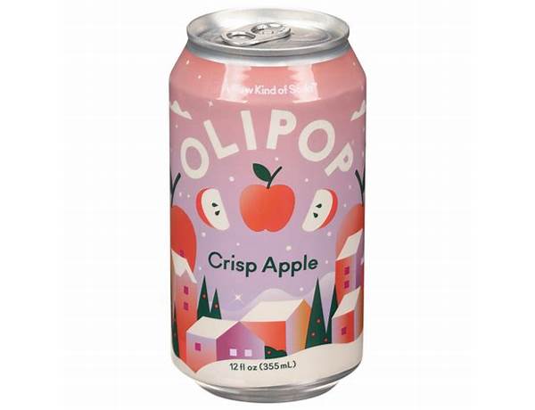Crisp apple soda food facts
