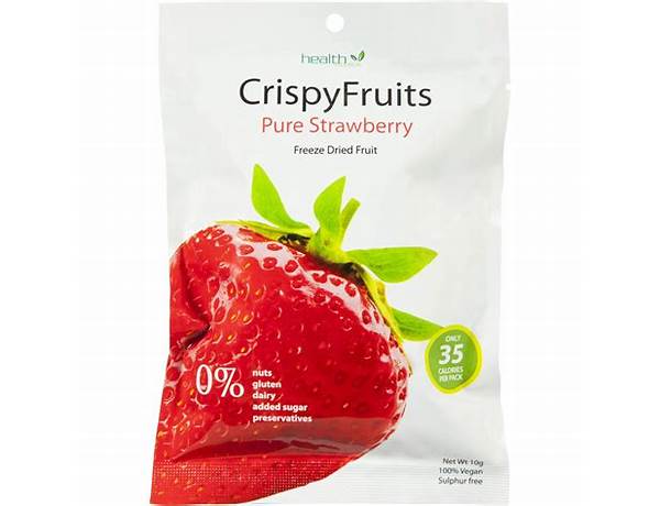 Crispy fruit ingredients