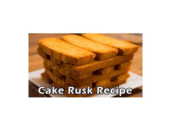 Crispy rusk cake food facts