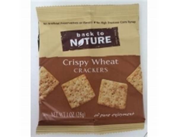 Crispy wheat crackers food facts