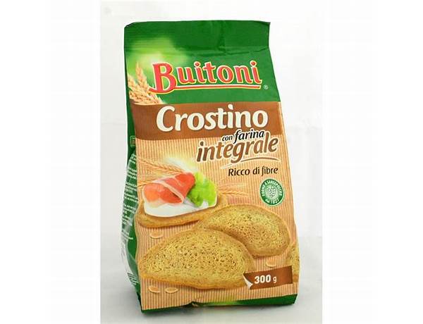 Crostini integrali food facts