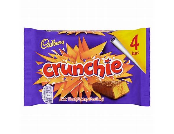 Crunchie chocolate bar food facts