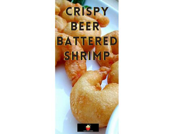 Crunchy beer battered shrimp ingredients