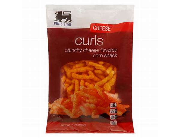 Crunchy cheese curls food facts