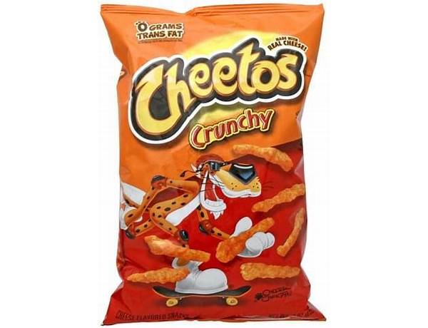 Crunchy cheese flavored snacks food facts