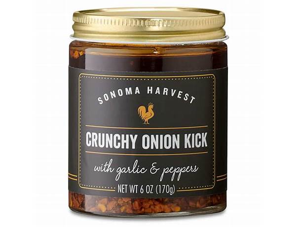 Crunchy onion kick ingredients