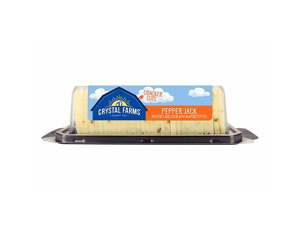 Crystal farms, cracker cuts pepper jack cheese ingredients