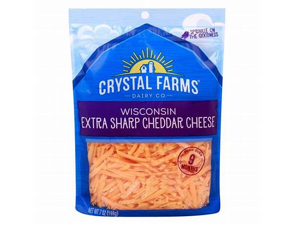 Crystal farms, wisconsin sharp cheddar cheese ingredients