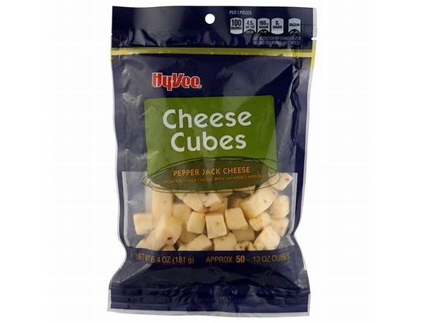 Cubed monterey jack cheese  with  jalapeno peppers ingredients