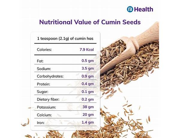 Cumin powder food facts