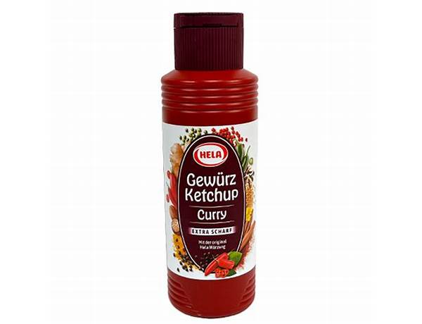Curry ketchup extra scharf food facts