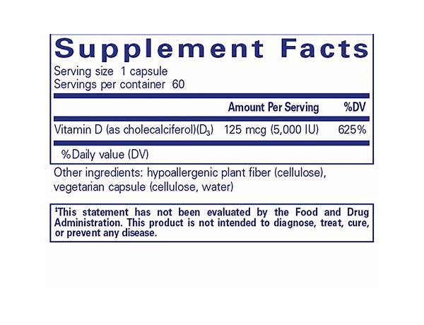 D3 ingredients