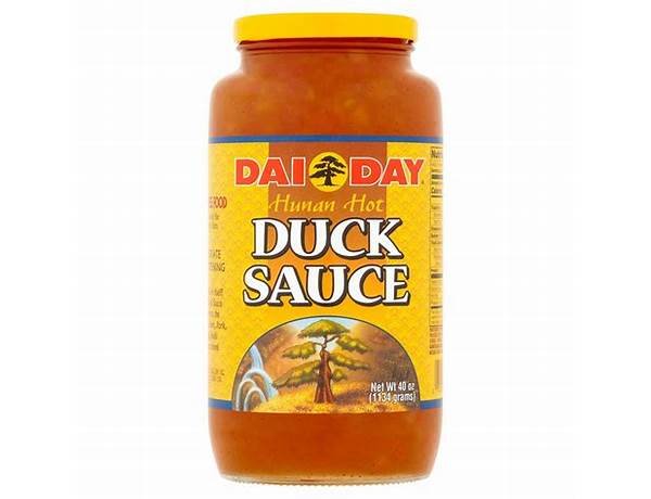 Dai day, hunan hot, duck sauce nutrition facts