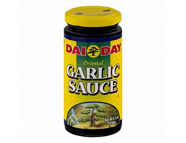 Dai day, oriental garlic sauce nutrition facts