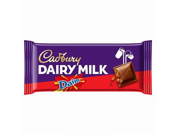 Daim bar nutrition facts