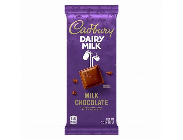 Dairy milk chocolate bar ingredients