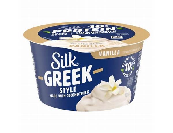 Dairy-free greek style bourbon vanilla yogurt food facts